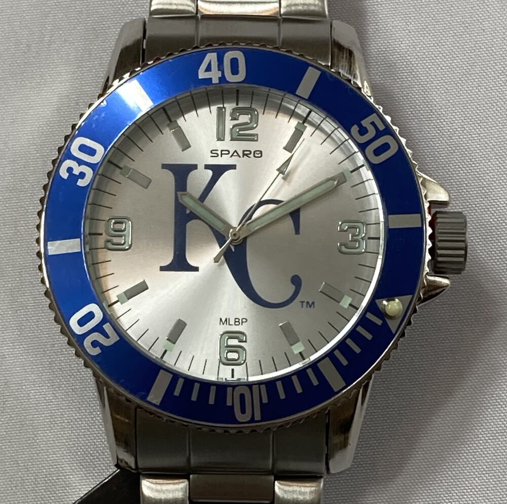 Kansas City Royals Sparo Key Style Men's Sports Watch Metal Band